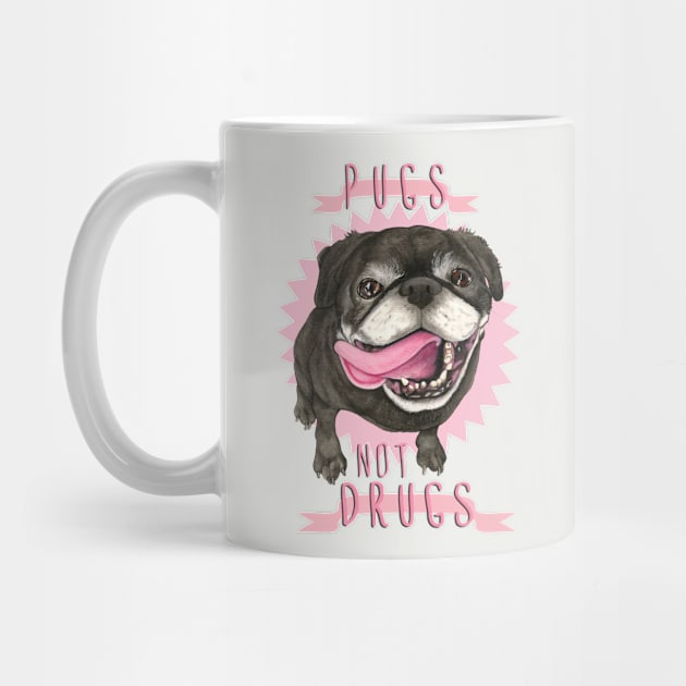 Pugs Not Drugs by PaperTigress